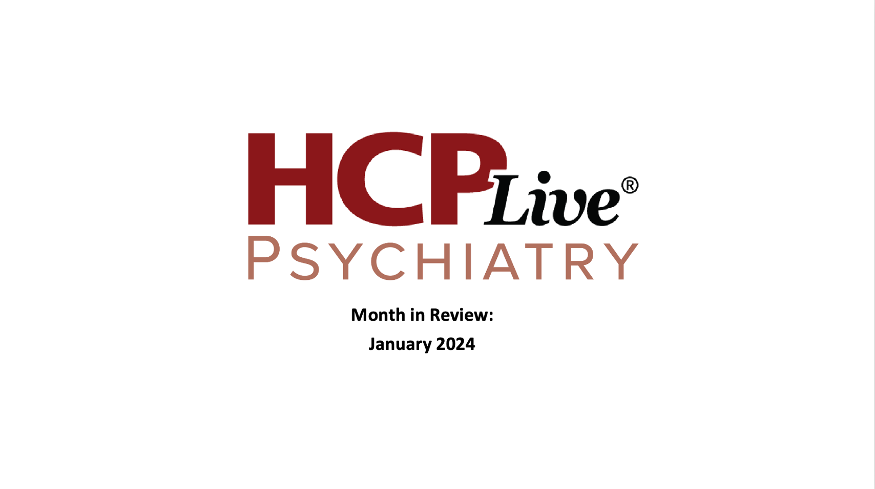 Psychiatry Month in Review: January 2024 - Vimarsana News