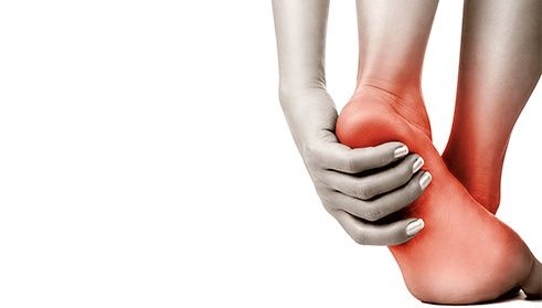 Diabetic nerve pain in foot.