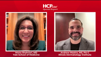 Thumbnail for Special Report: Switching Therapeutic Classes in Atopic Dermatitis, featuring Mona Shariari, MD, and Andrew Mastro, MS, PA-C