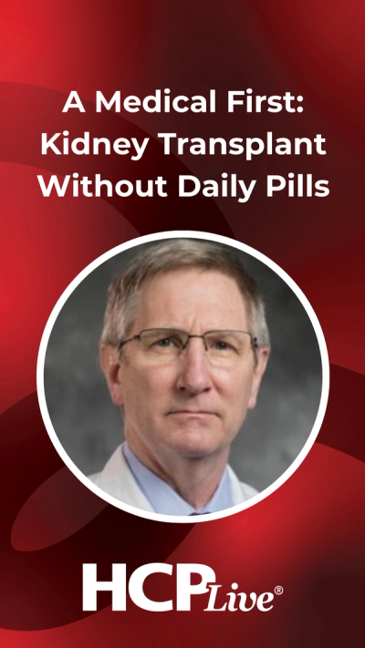 A Medical First: Kidney Transplant Without Daily Pills