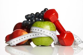 A spread of healthy food items.
