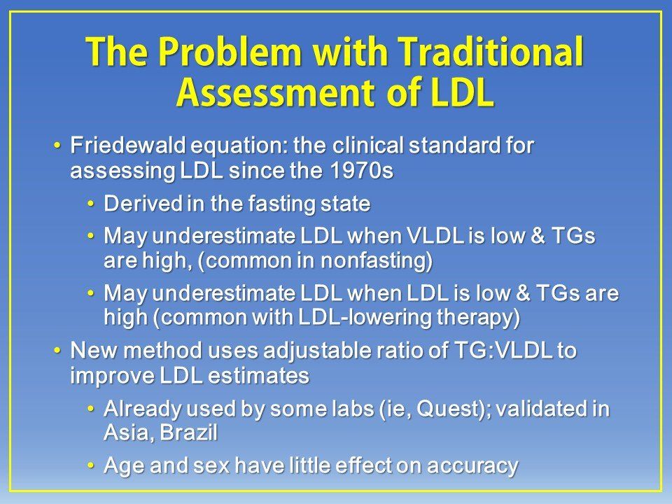 how to calculate ldl-c in a fasting lipid panel Understand Your Cholesterol Numbers Frontiers | The accuracy of
