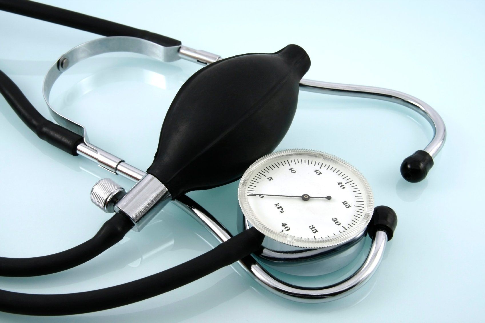 Stethoscope and blood pressure cuff