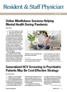 Resident & Staff Physician® March 2021