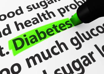 The word "diabetes" highlighted in green.
