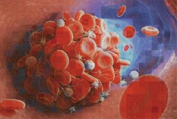 Mosaic of a blood clot created using the numerous platelet images acquired via t