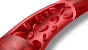 Digital illustration of an artery.