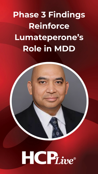 New Phase 3 Data Support FDA-Approved Lumateperone as Add-On in MDD