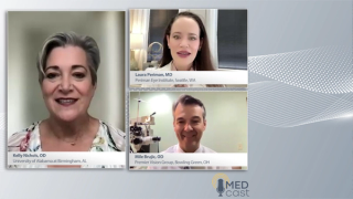 Kelly Nichols, OD; Laura Periman, MD; and Mile Brujic, OD
