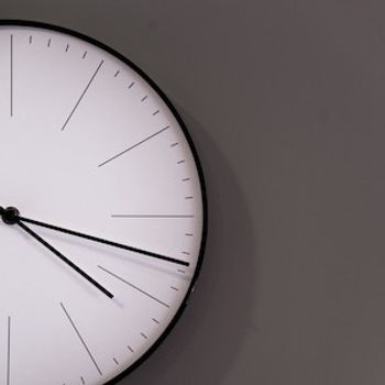 Clock on wall | Image Credit: Akram Huseyn/unsplash
