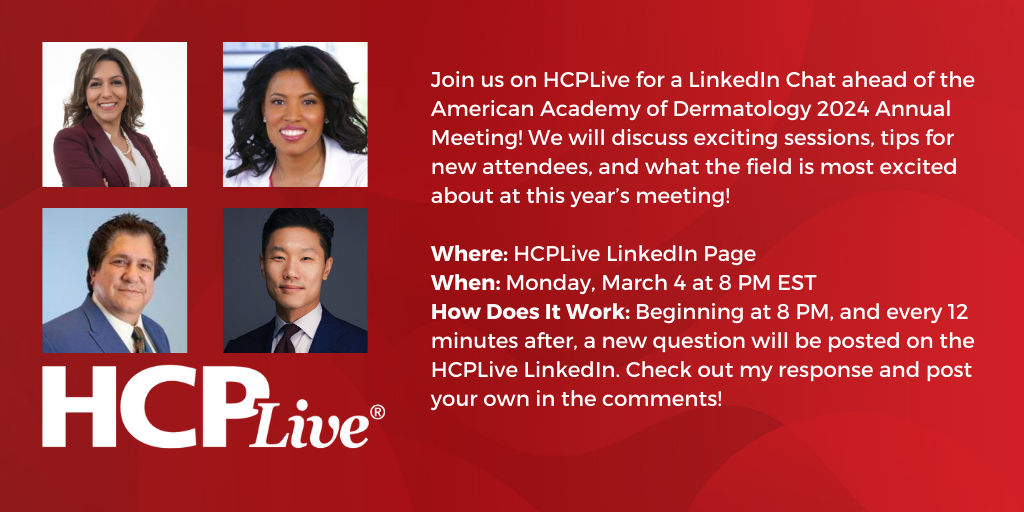 Hcplive To Host Pre Aad 2024 Linkedin Chat Hcplive To Host Pre Aad 2024 Linkedin Chat