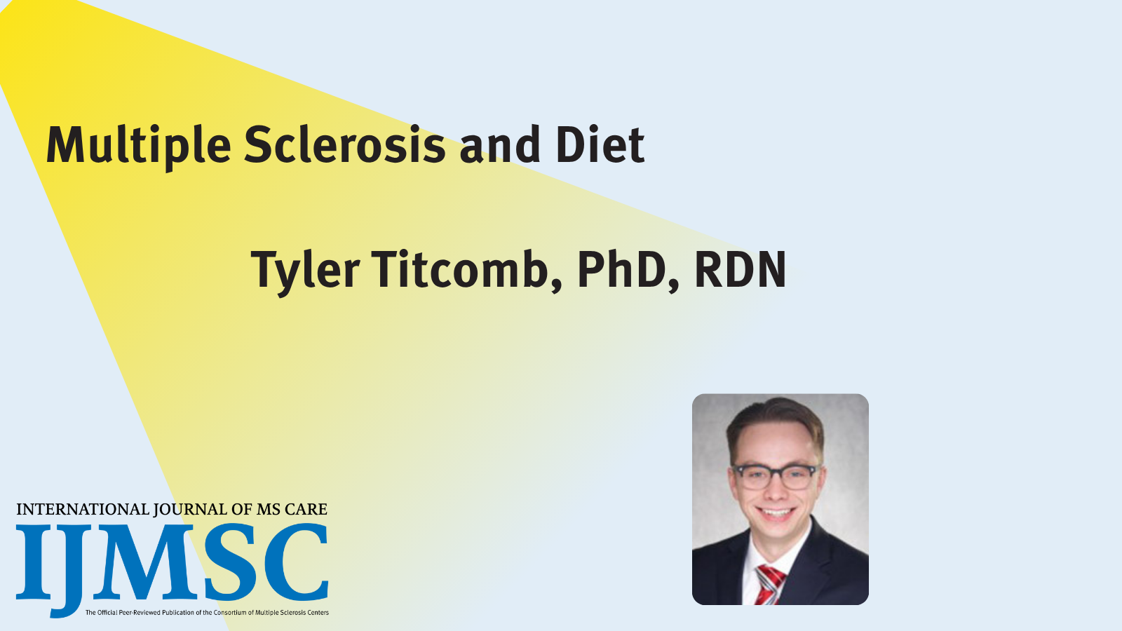 IJMSC Author Spotlight: Tyler Titcomb, PhD, RDN