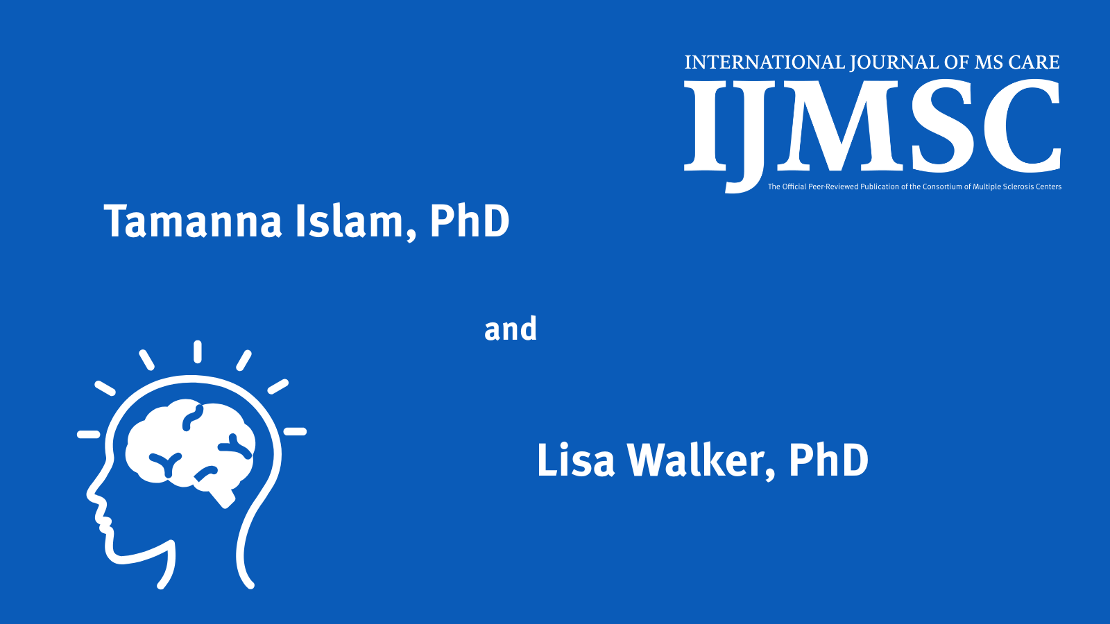 IJMSC Author Spotlight: Tamanna Islam, MSc, and Lisa Walker, PhD