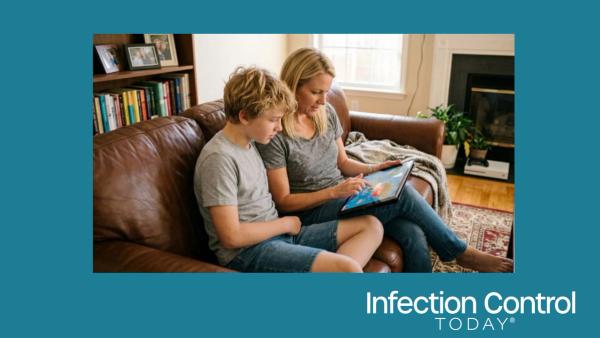 A mother and son working on a computer  (Image by author with AI)