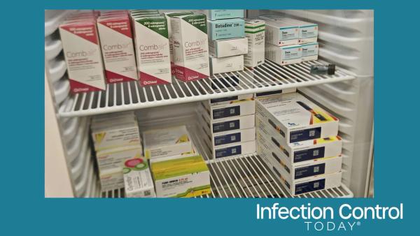 Pharmacy refrigerator fully stocked with medications, including insulin, vaccines, and injectable drugs requiring strict cold-chain storage. (Adobe Stock by 1905406349 by Semi)