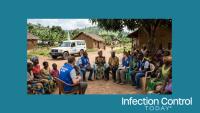 Health care workers from the US speaking with other health care workers in DRC.  (Image credit: author with AI)