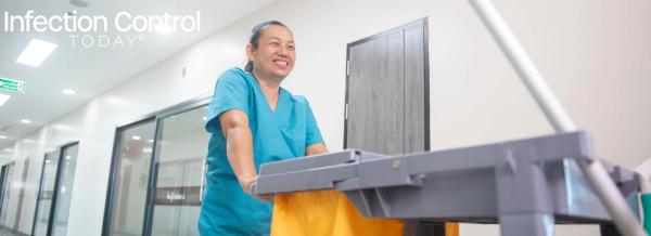 Environmental services health care worker (Adobe Stock 941403213 by sirisakboakaew)