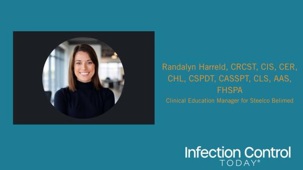 Randalyn Harreld, CRCST, CIS, CER, CHL, CSPDT, CASSPT, CLS, AAS, FHSPA, clinical education manager for Steelco Belimed