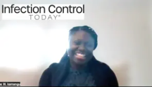 Carole W. Kamangu, MPH, RN, CIC, with Infection Control Today's Tori Whitacre Martonicz
