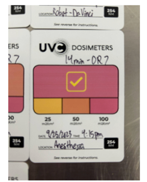 Dosimeter Card  (Source: OhmniLabs)