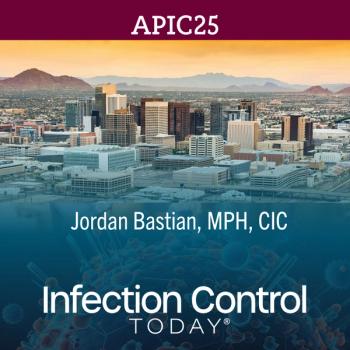 Jordan Bastian, MPH, CIC, at APIC25