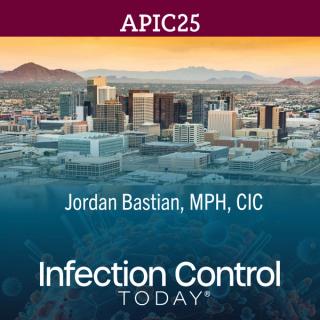 Jordan Bastian, MPH, CIC, at APIC25