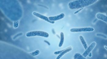 microscopic view of water-borne bacteria