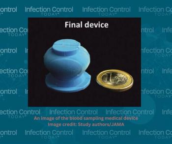 An image of the blood sampling medical device (Image credit: Study authors/JAMA)
