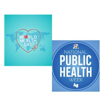World Health Day  (Adobe Stock by Birth Brand 332688242)  National Public Health Week  (Adobe Stock by Rabin 747152671)