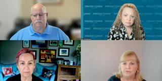 Peter B. Graves, BSN, RN, CNOR, independent perioperative, consultant, speaker, and writer, Clinical Solution, LLC, Corinth, Texas; Maureen P. Spencer, M.Ed, BSN, RN, CIC, FAPIC, infection preventionist consultant, Infection Preventionist Consultants, Halifax, Massachusetts; Lena Camperlengo, DrPH, MPH, RN, Senior Director, Premier, Inc, Ocala, Florida.