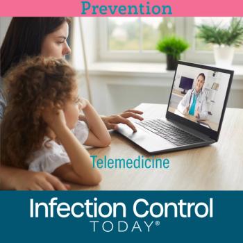 A mother and child having online telemedicine consultation with remote doctor about cold and flu virus treatment.  (Adobe Stock 479767497 Studio Romantic)