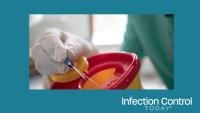 Doctor put syringe in red disposal boxes (Adobe Stock 232091259 by Igorzvencom)