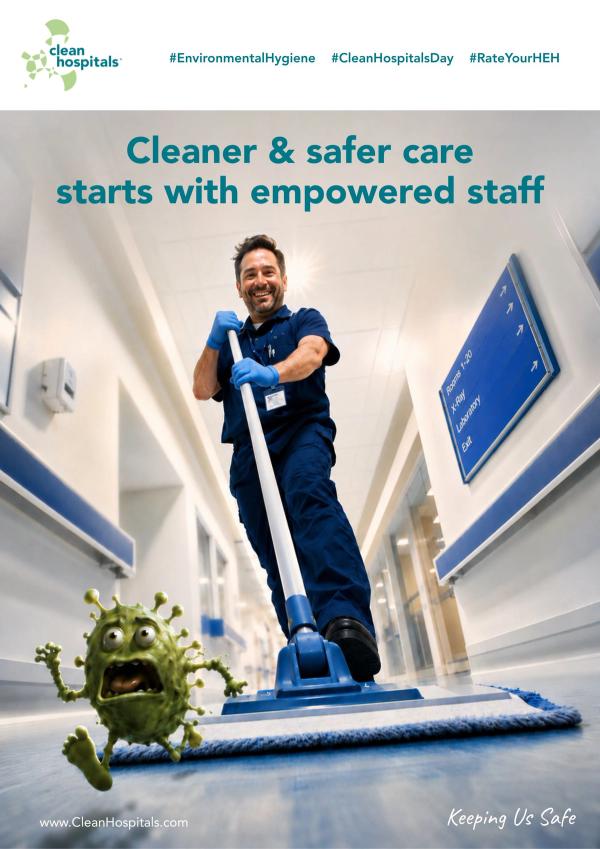 Bugly Runs Away…  (Image credit: Clean Hospitals)