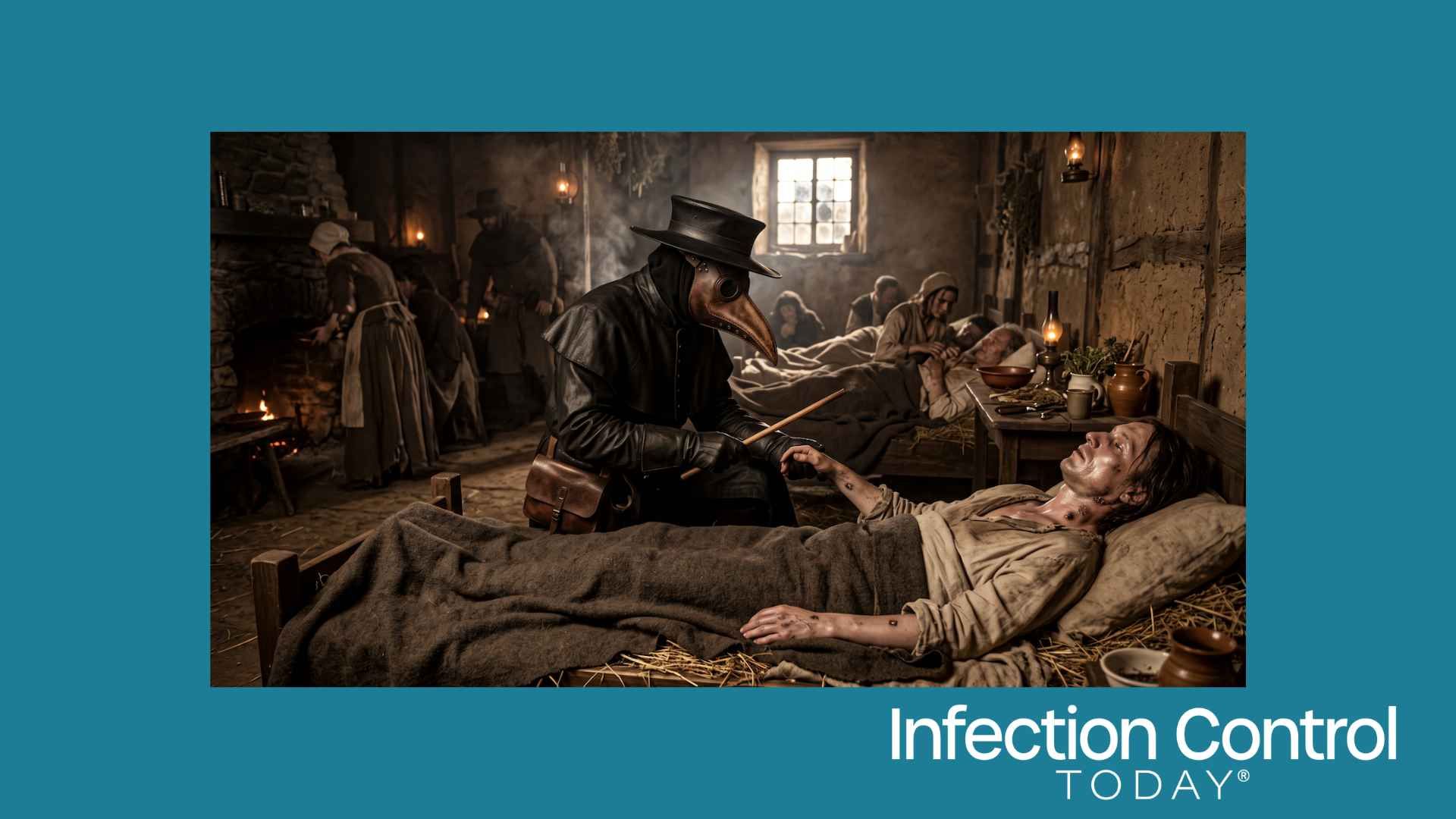An imagined image of the Black Plague. (Image credit to the author with AI)