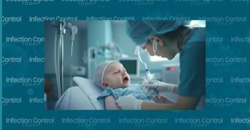 Crying baby receives vaccine in the hospital  (Adobe Stock 669414390 by Yuwarin)