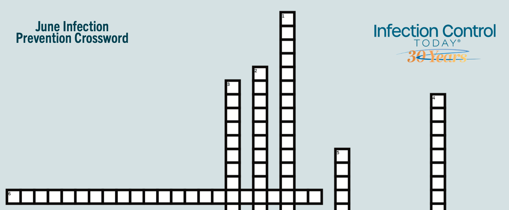 Infection Control Today’s June Infection Prevention Crossword