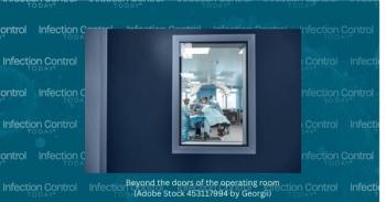 Beyond the doors of the operating room. (Adobe Stock 453117994 by Georgii)