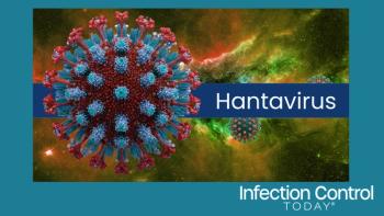 Hantavirus Cell Microscopic 3D Illustration Background (Adobe Stock 2031136855 by Arslan)