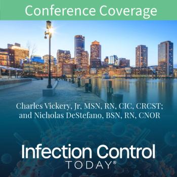 Charles Vickery, Jr, MSN, RN, CIC, CRCST, is the infection prevention supervisor at AdventHealth Celebration; and Nicholas DeStefano, BSN, RN, CNOR