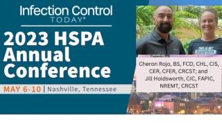 Jill Holdsworth, CIC, FAPIC, NREMT, CRCST, manager of infection prevention at Emory University Hospital Midtown; and Cheron Rojo, BS, FCs, CHL, CIS, CER, CFER, CRCST, clinical education coordinator for sterile processing departments, Healthmark