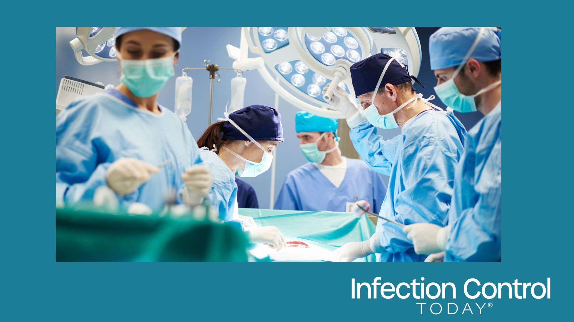 Group of surgeons in operating room  (Adobe Stock 257610914 by gpointstudio)