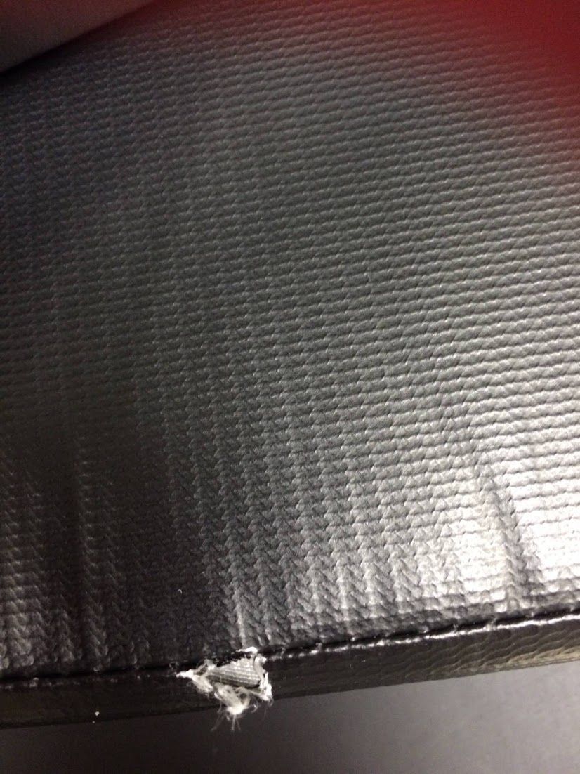 Mattress tear (image courtesy of author)