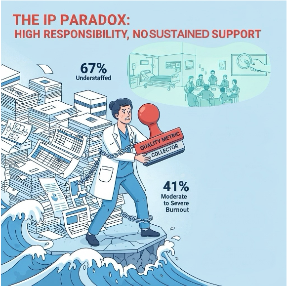 Figure 1. The IP Paradox: High Responsibility, No Sustained Support(Image credit: (Brayden Unger with AI))