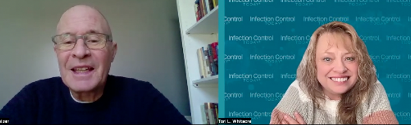 Bill Schmelzer speaking with Infection Control Today’s Tori Whitacre Martonicz.