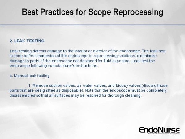 Slide Show: Best Practices for Scope Reprocessing