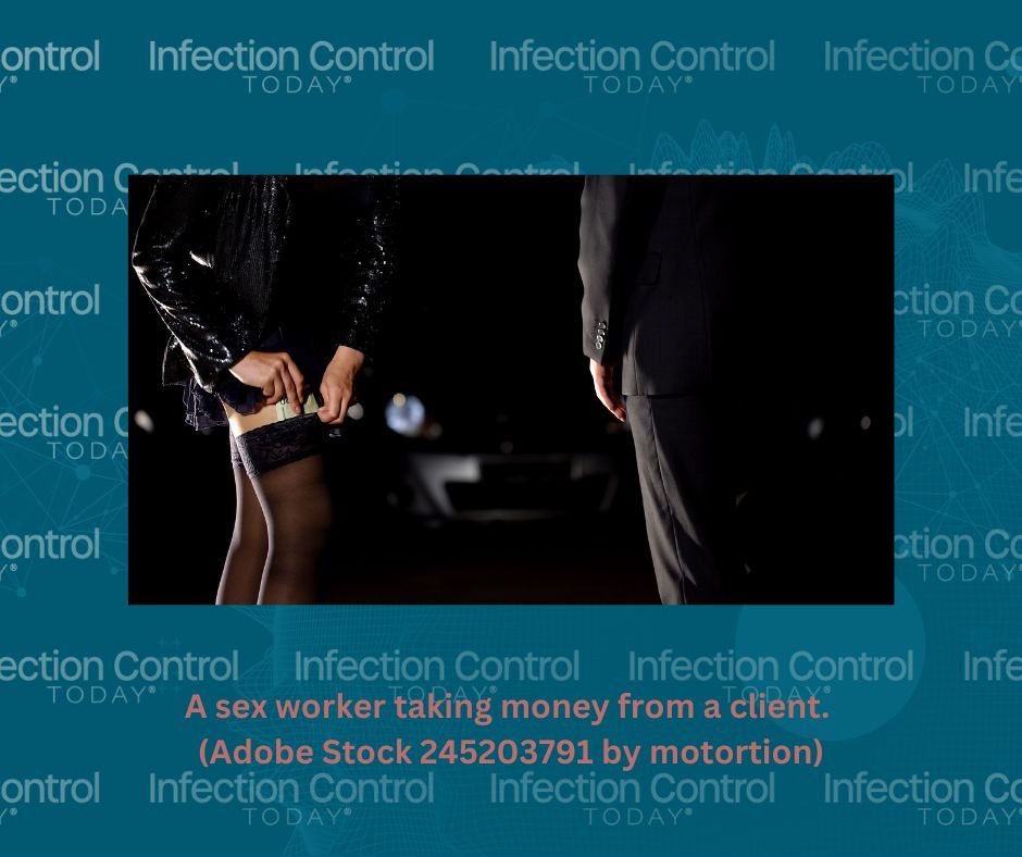 Sex worker taking money from a client.  (Adobe Stock 245203791 bt motortion)