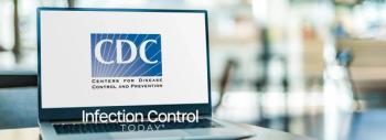 Laptop displaying logo of CDC  (Adobe Stock 428450270 by monticellllo)