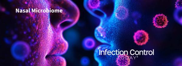 Microbial world inside human nasal cavity  (Adobe Stock 1692682914 by Boonart)