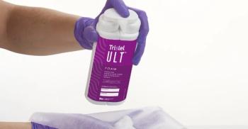 Tristel Ult dosing picture. (Photo courtesy of Parker Laboratories)