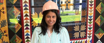 Mona Shah, MPH, CIC, FAPIC, Construction infection preventionist  (Photo courtesy of Mona Shah)